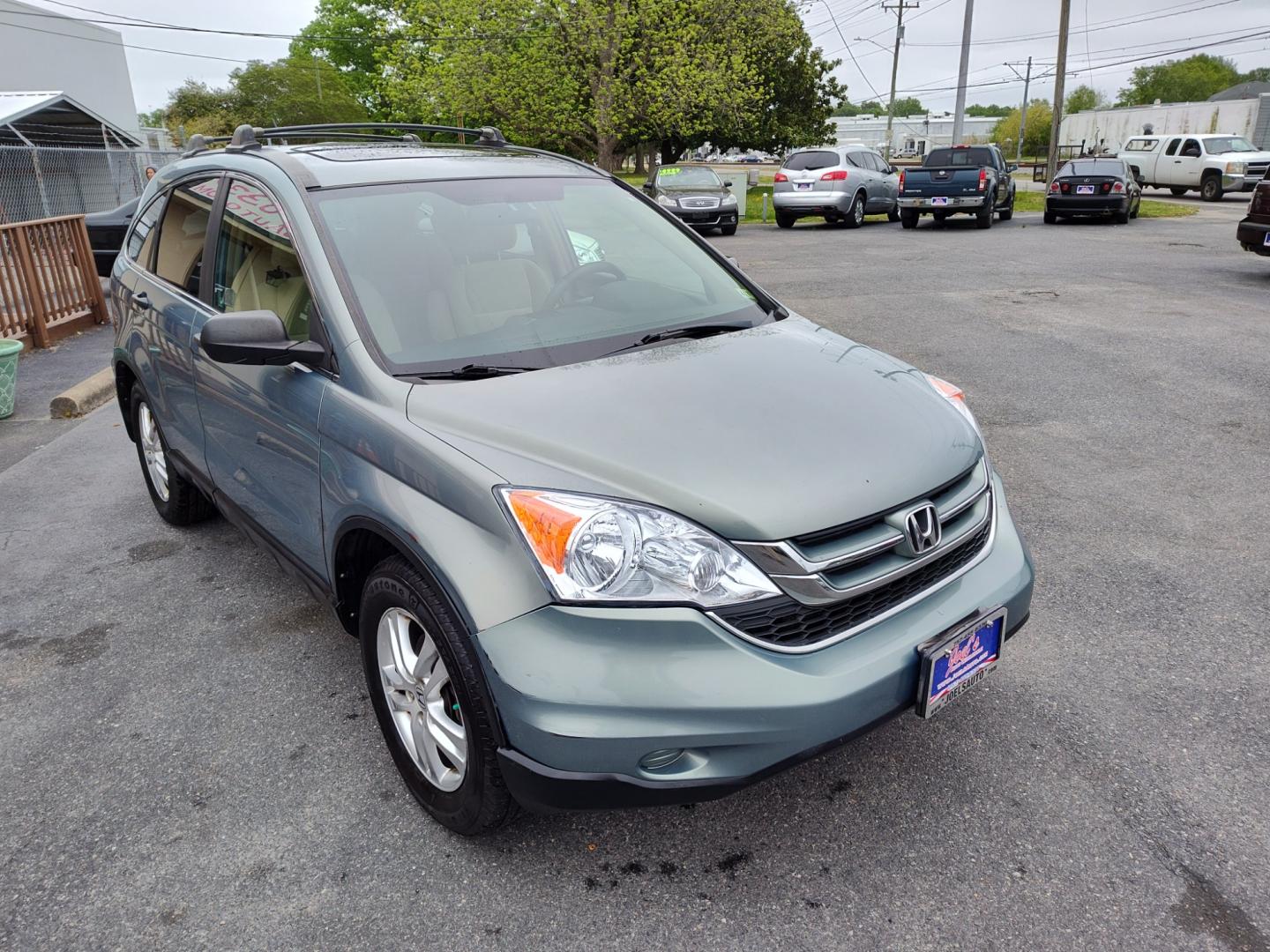 2010 Green Honda CR-V (5J6RE4H58AL) , located at 5700 Curlew Drive, Norfolk, VA, 23502, (757) 455-6330, 36.841885, -76.209412 - Photo#3